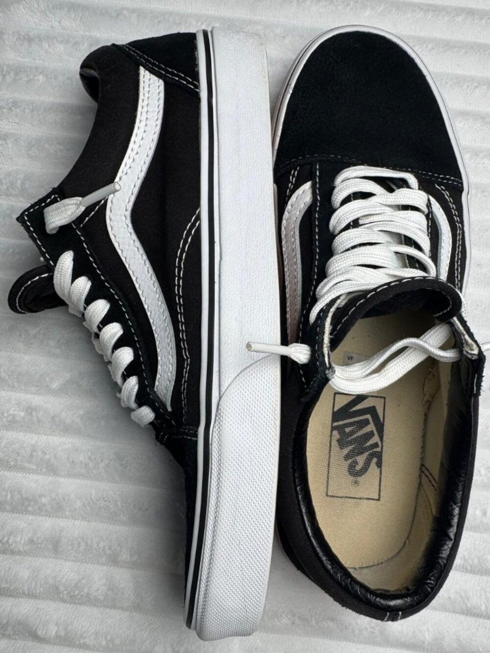Vans Old School Skat Sneakers Shoes Black and White